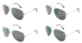 Wholesale AMERICAN FLAG MARIJUANA POT LEAVES LENS AVIATOR SUNGLASSES ( sold by the dozen or piece )